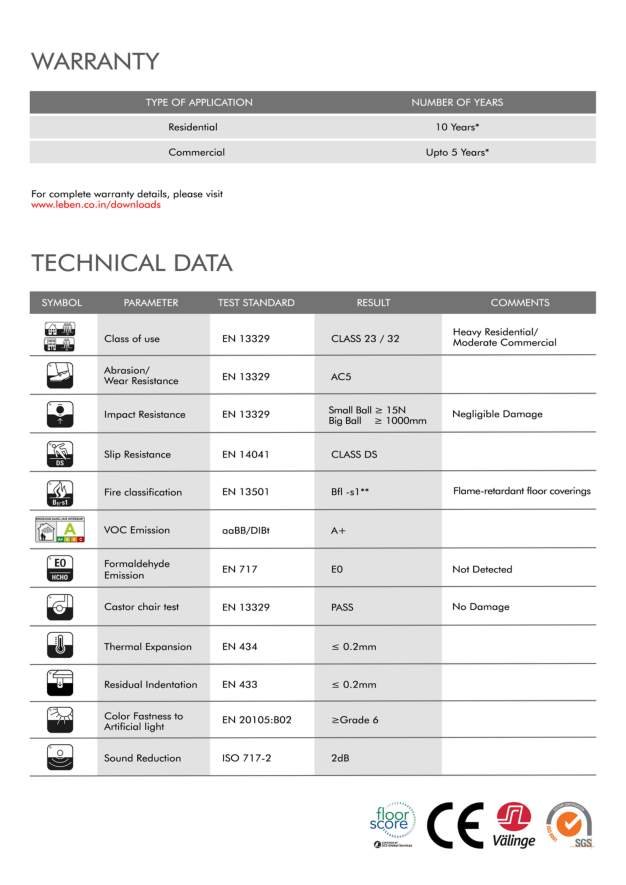 LEBEN SPC Flooring Collection - Page 019