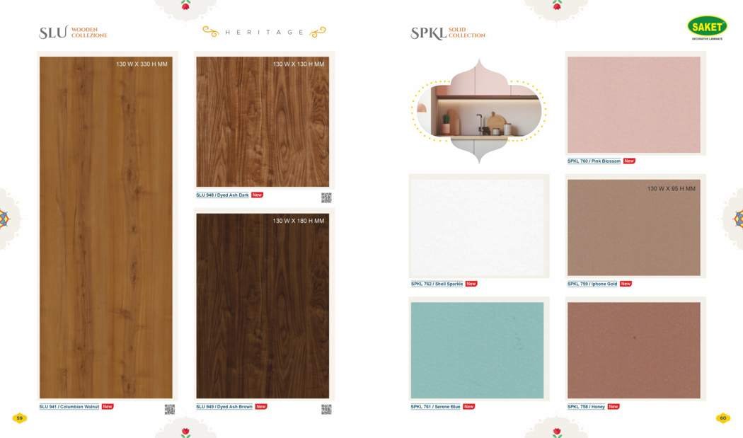 Saket 0.8mm Laminate Collection - Page 030