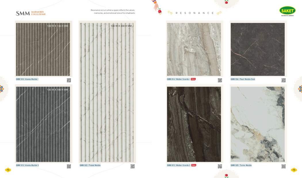 Saket 0.8mm Laminate Collection - Page 037