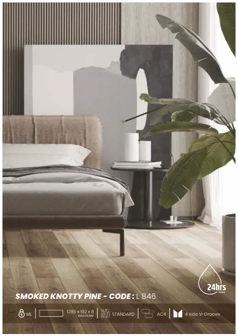 Royale Touche Floors SMOKED KNOTTY PINE