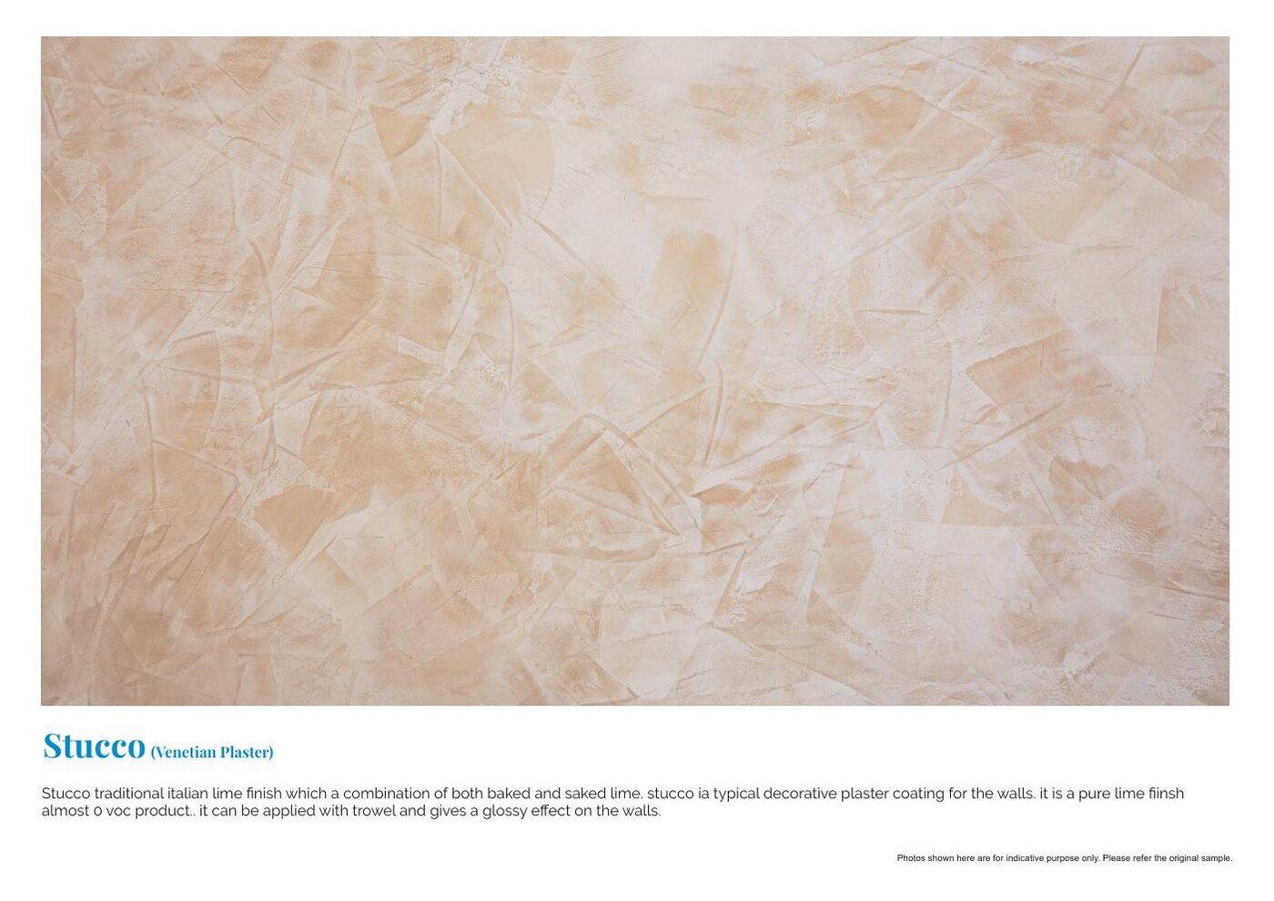 NeoCoats Stucco (Venetian Plaster)